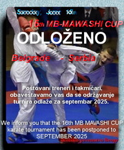 ODLAGANJE TURNIRA 180